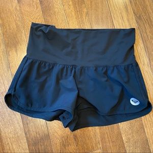 ROXY BLACK ATHLETIC SHORTS